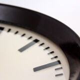 Railway clock from Pragotron, 1950
