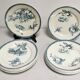 Table service 12 old plates iron earth rockery , faience exxonne