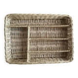 Rattan basket for cutlery