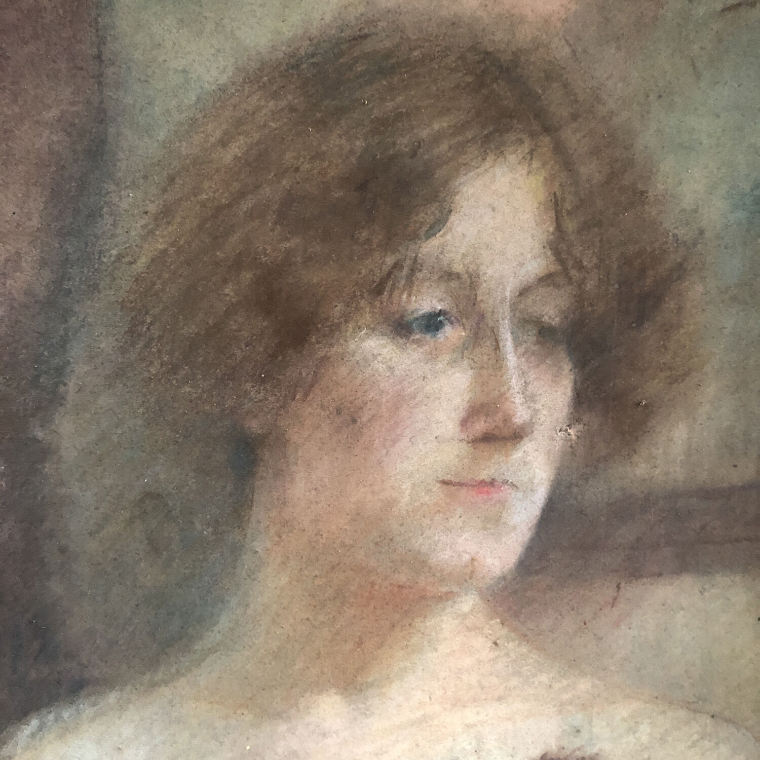 Tableau années 30 "La femme rousse"