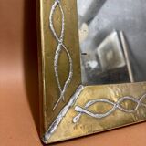 brass mirror attributed to christian echoueyres
