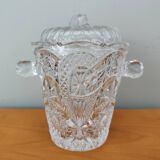 Cut glass ice bucket
