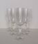 6 crystal glass stemware