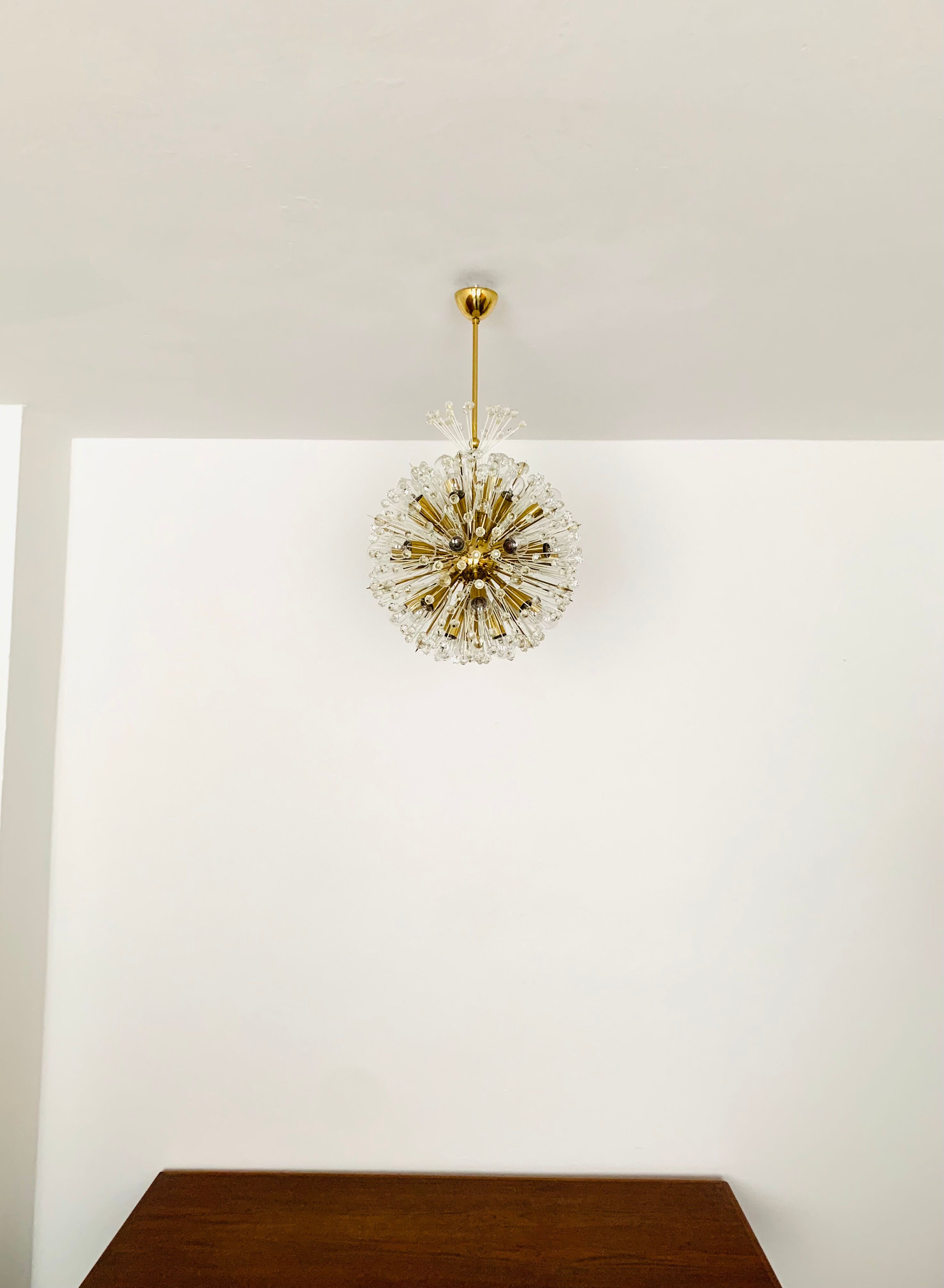 Dandelion Chandelier by Emil Stejnar for Rupert Nikoll