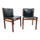 Vintage Rosewood Chairs by Tito Agnoli for La Linéa, Italy, 1960, Set of 2