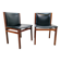 Vintage Rosewood Chairs by Tito Agnoli for La Linéa, Italy, 1960, Set of 2