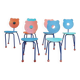 6 designer chairs 1980