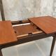 Table scandinave extensible vintage en teck