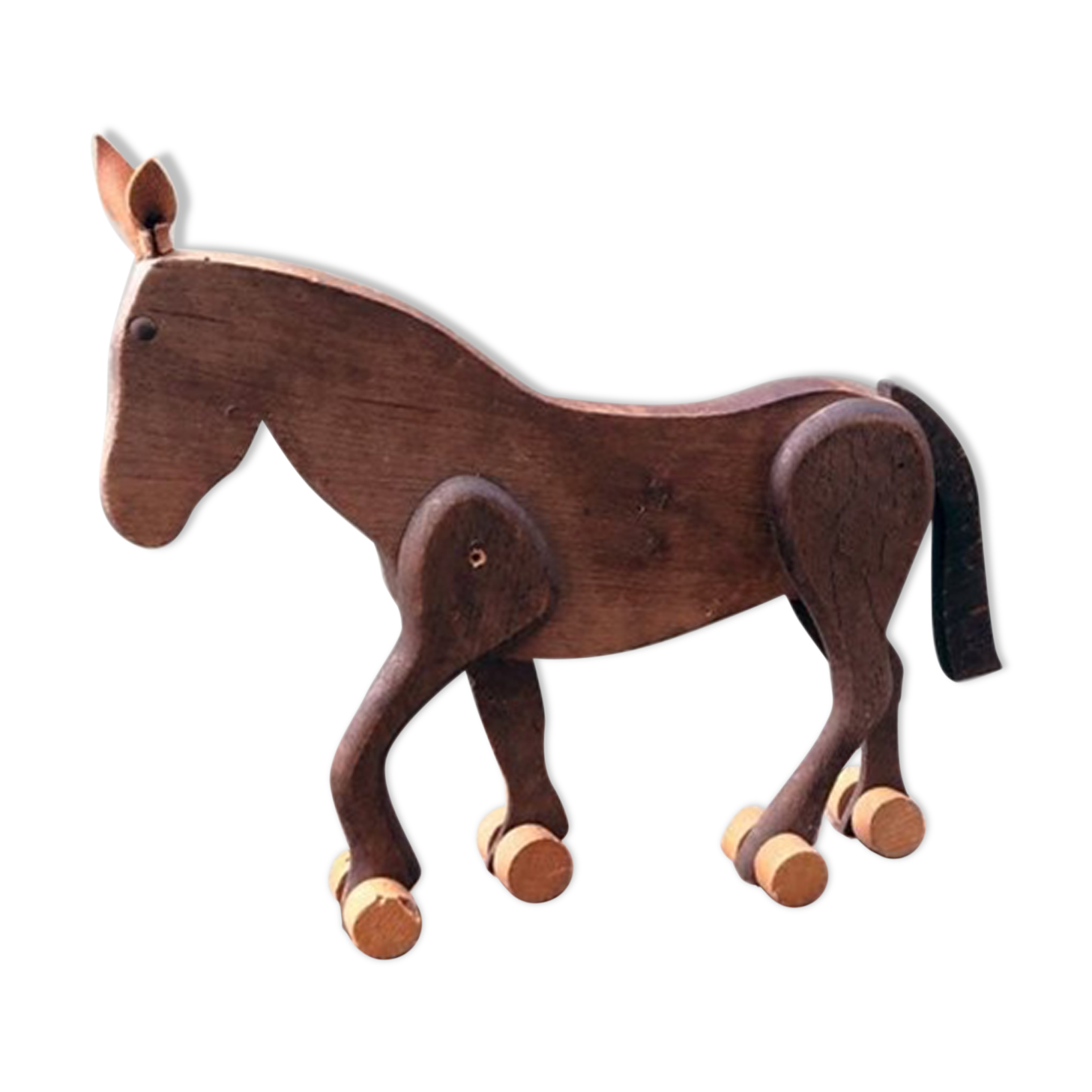 Jouet ancien cheval de bois