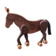 Jouet ancien cheval de bois