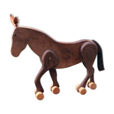 Jouet ancien cheval de bois