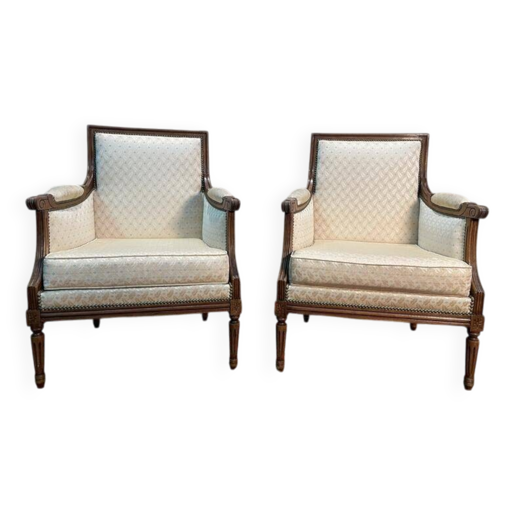 Pair of Louis XVI style shepherdesses