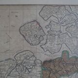 Map of the County of Flanders Belgium by Peter Schenck (1660 1718)