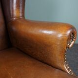 Armchair + sheepskin pouf