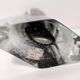 Transparent Sommerso Murano Glass Vase by Hora P with Rhomboid Base, 1980s
