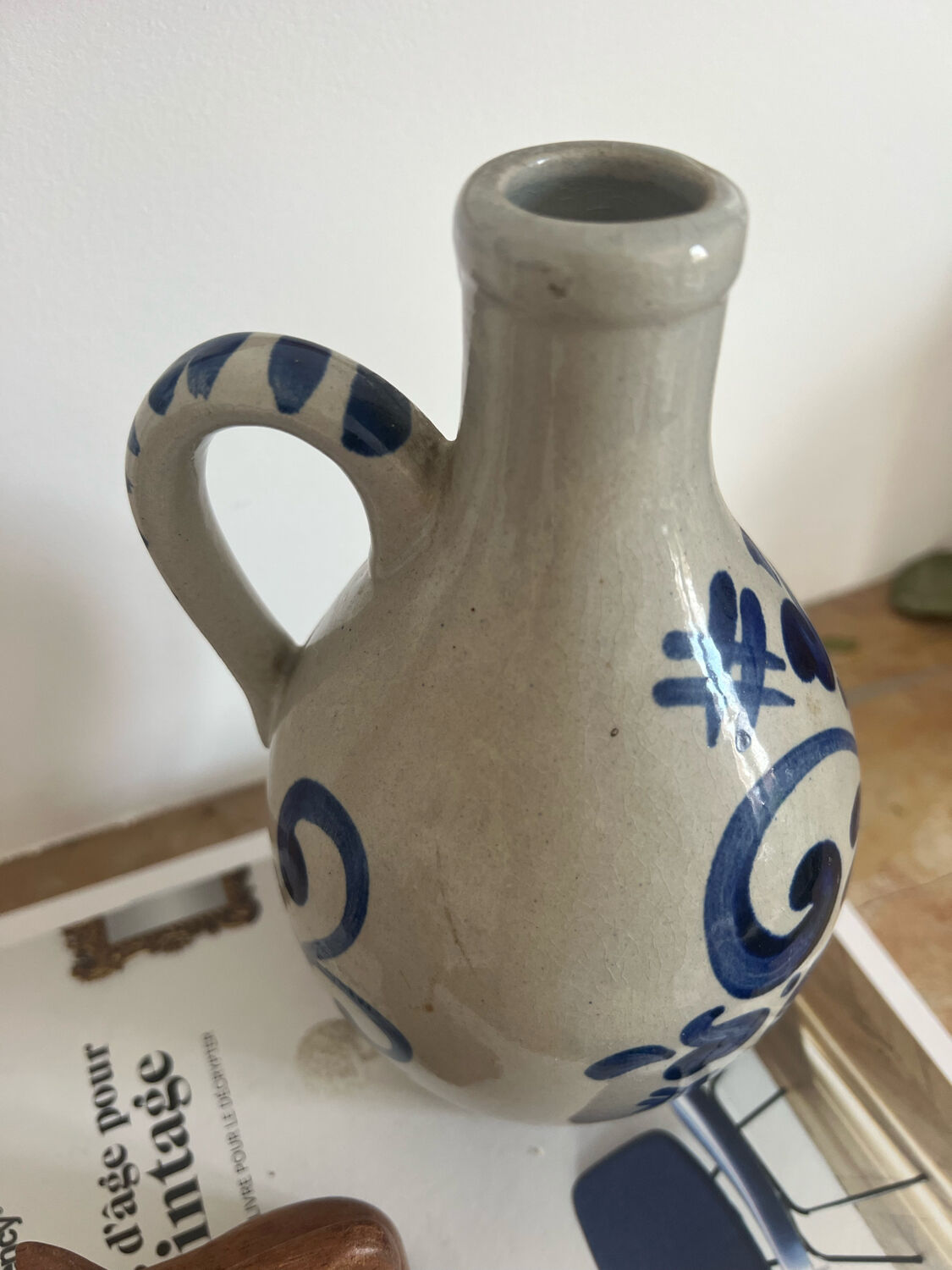 Soliflore or vintage painted vase