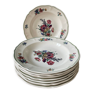 Lot de 8 assiettes creuses Villeroy