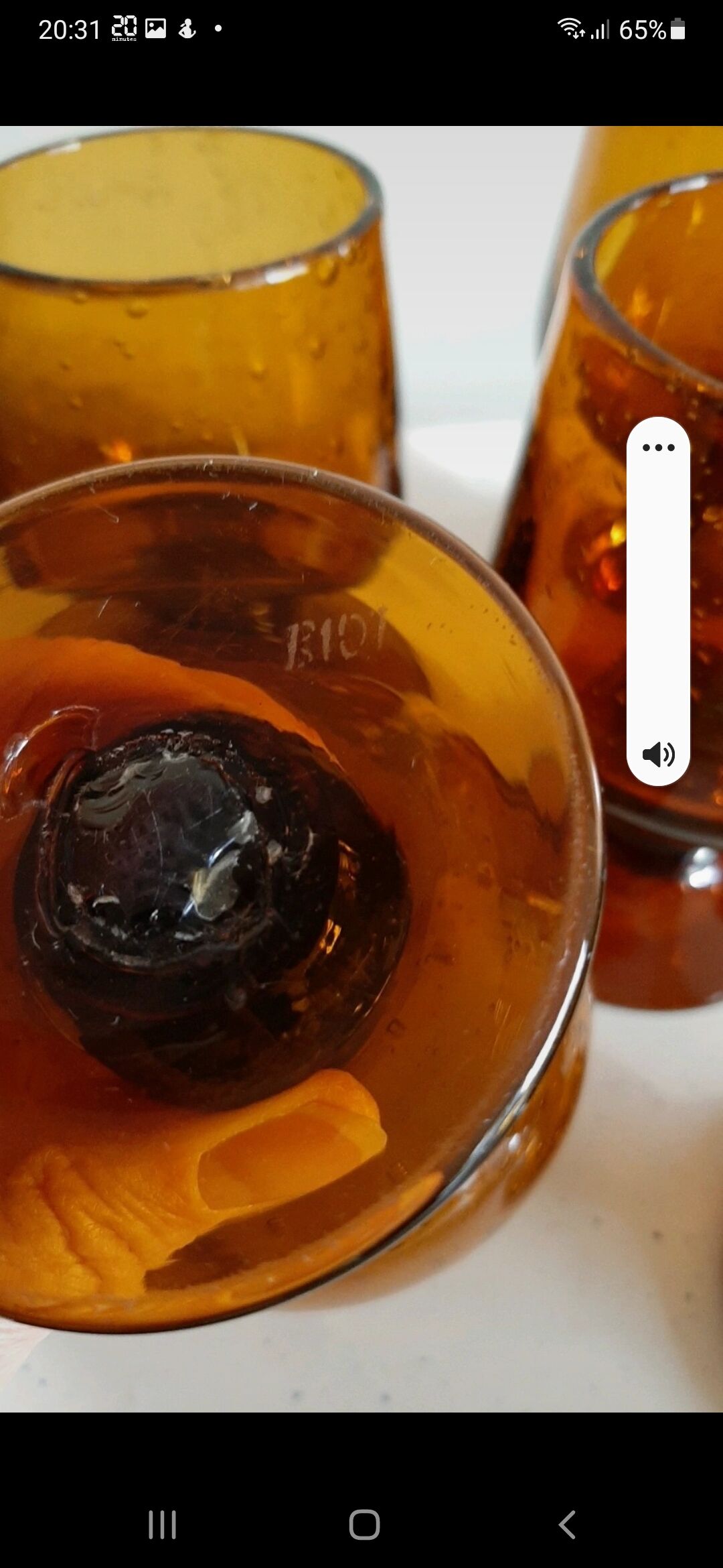 Set de 6 verres de Biot