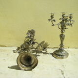 Paire de chandeliers ancien