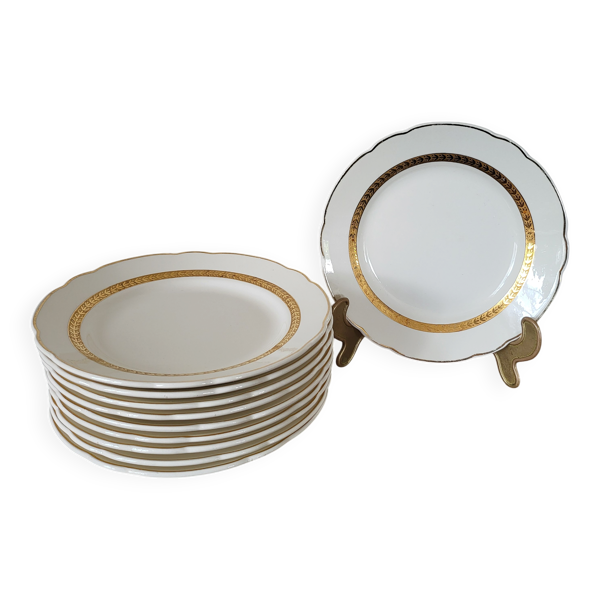 10 assiettes à dessert Villeroy & Boch, modèle 7301
