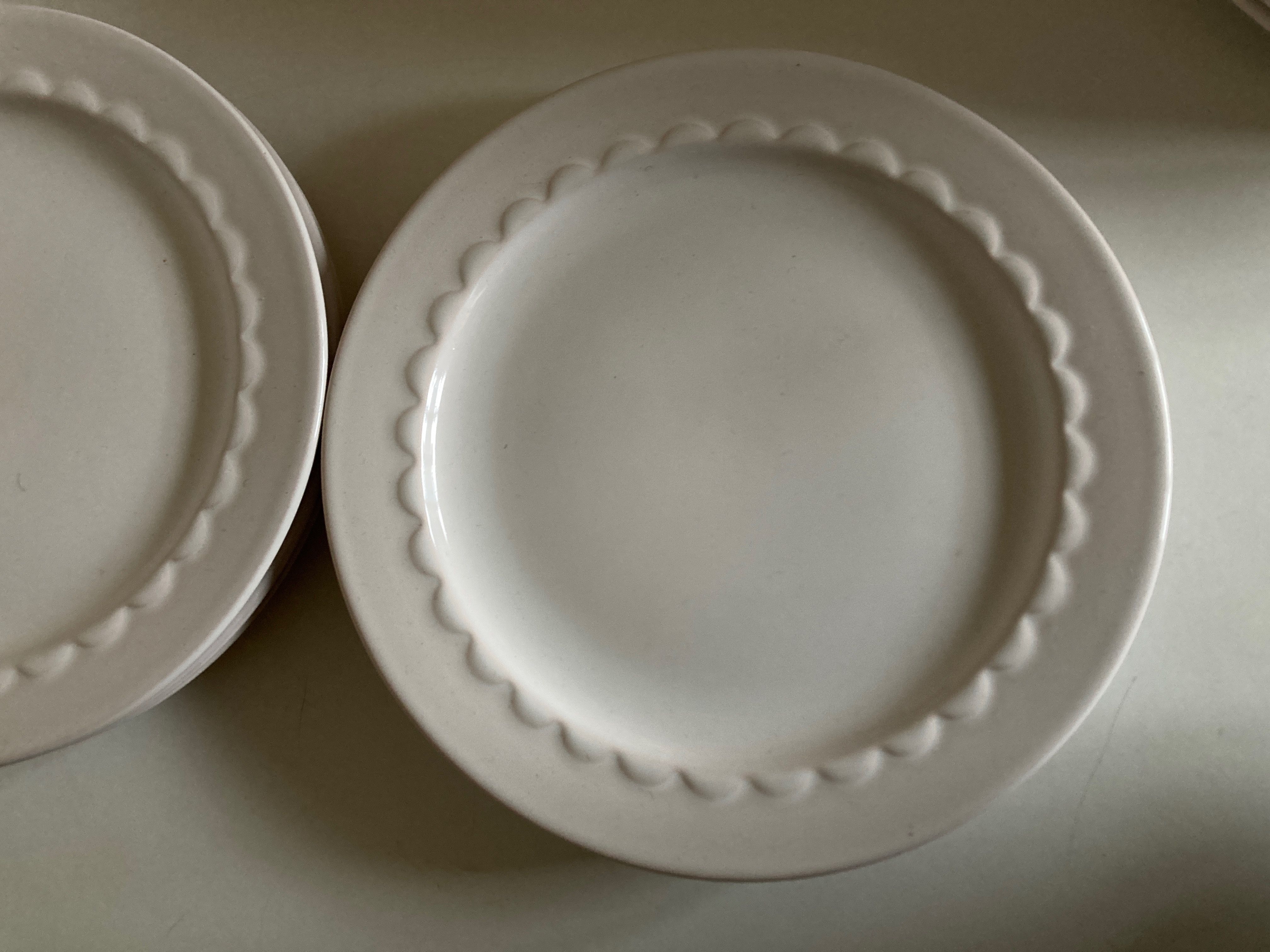 Set of 11 dessert plates and glazed earth cap 1970 by Pierre Motton for Gien