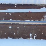 Antique French wood carved pediment vintage wood carving castle decor