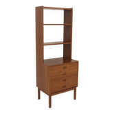 Scandinavian teak library, Sweden, 1960
