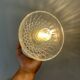 Vintage glass cut lampshade - tableware collection -