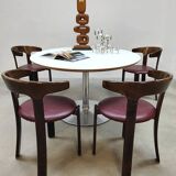 Suite de 4 chaises de salle à manger vintage Bruno Rey Kusch & Co