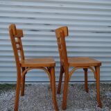 Pair of Baumann chairs as new