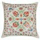 SET OF 2 - 100% Silk Cushion Covers. Embroidered Accent Pillows. Traditional Throw Pillows