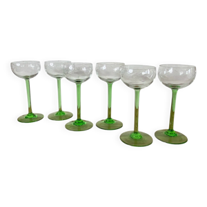 6 verres à vin Alsace