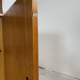 Highboard on hairpin legs, oak
