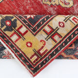 248x123cm red handmade turkish rug
