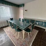 Salle à manger Umberto Mascagni — Table et 8 chaises, Italie, années 1950