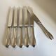 Set of 6 Cluny Christofle brasserie dessert knives