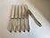 Set of 6 Cluny Christofle brasserie dessert knives
