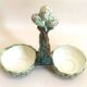 Asparagus server barbotine 1960s Height 18 cm