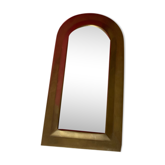 Miroir cadre laiton