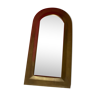 Brass frame mirror