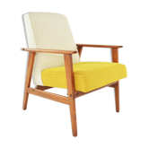 Fauteuil Fox bicolore jaune