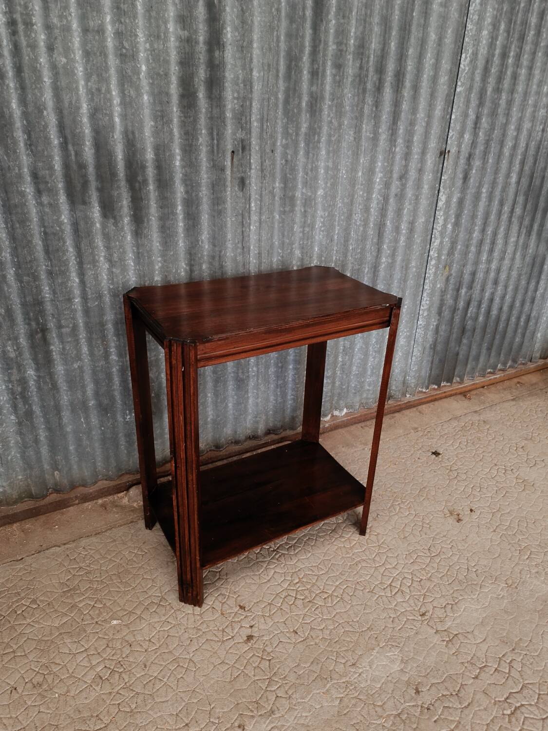 Vintage wooden side table
