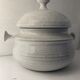 Ceramic pottery, white soup tureen