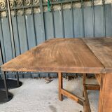 Solid wood table or console.