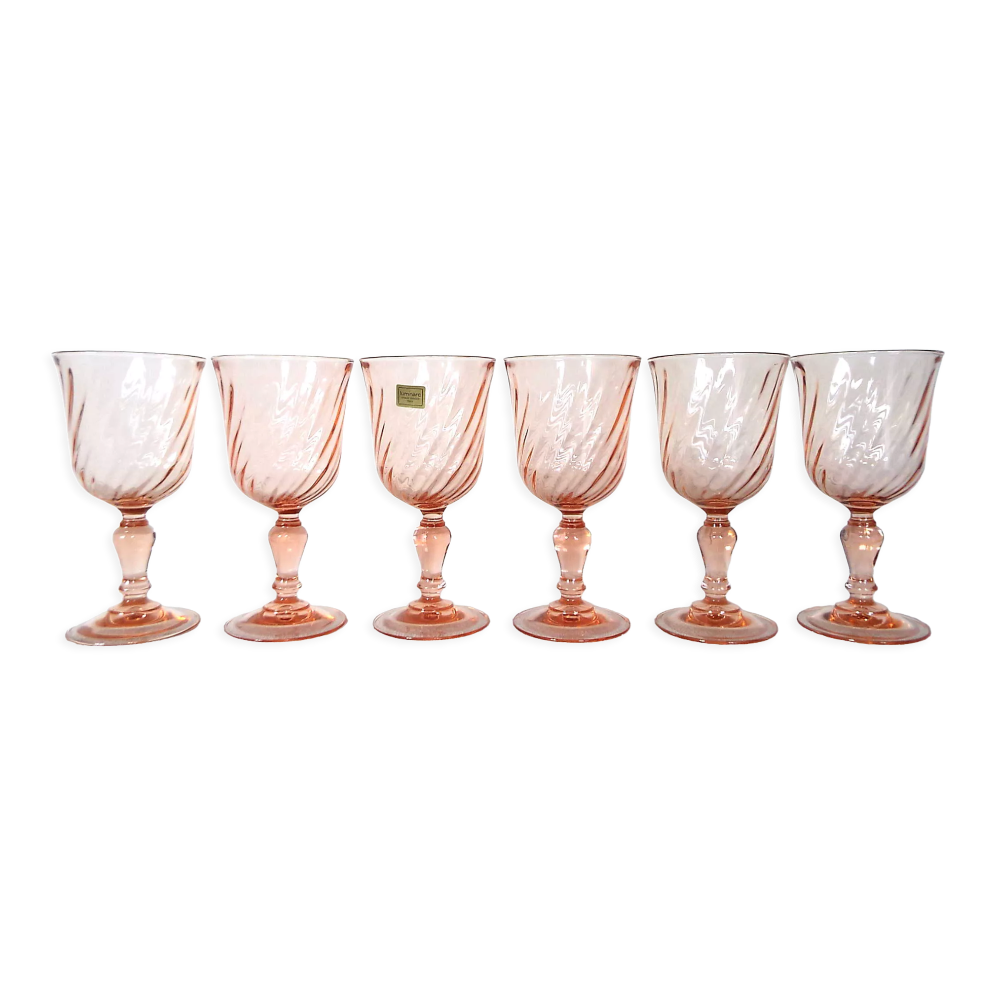 6 Rosaline water glasses