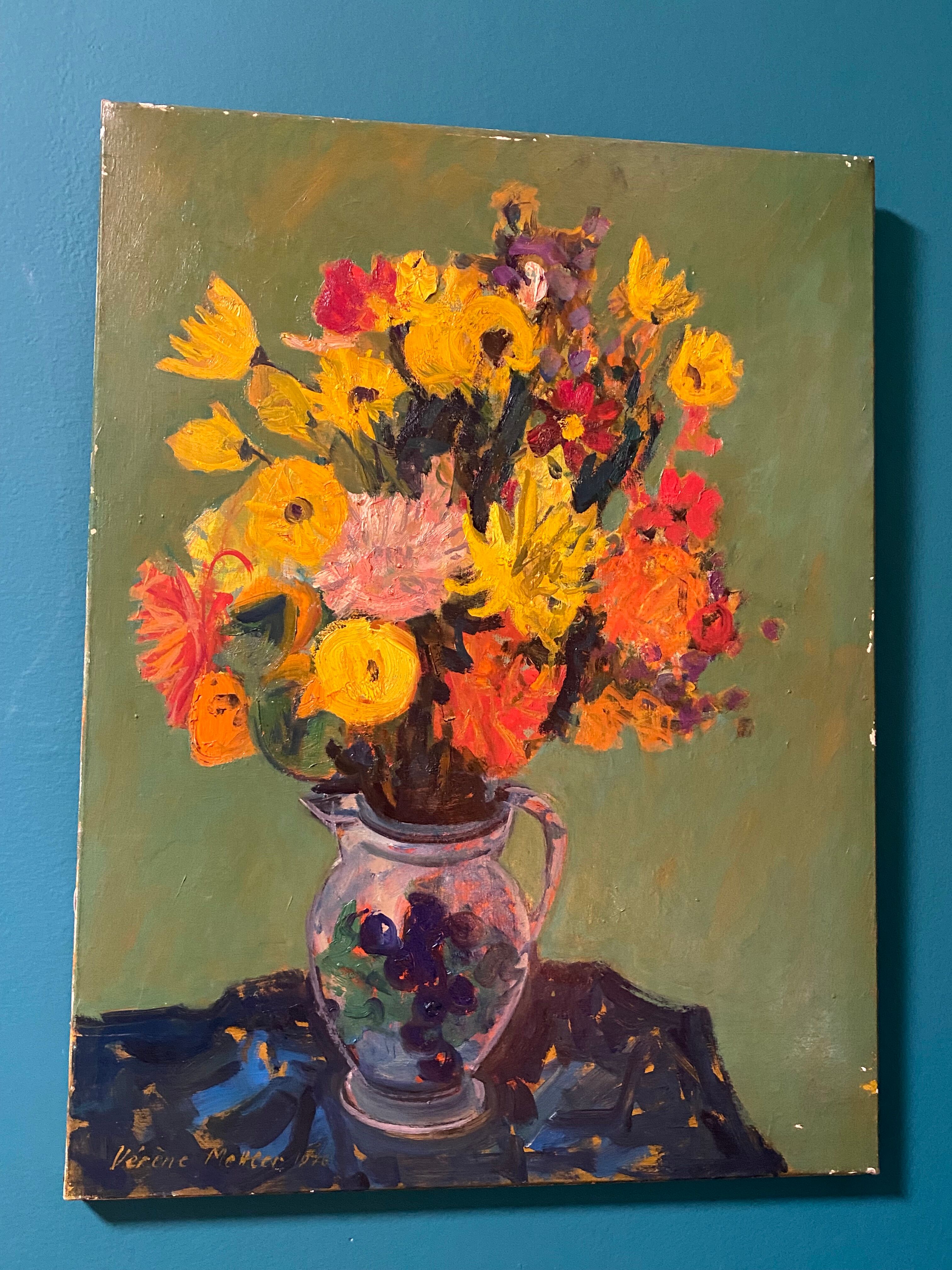 Table bouquet of flowers