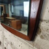 Scandinavian teak mirror
