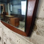 Miroir scandinave en teck
