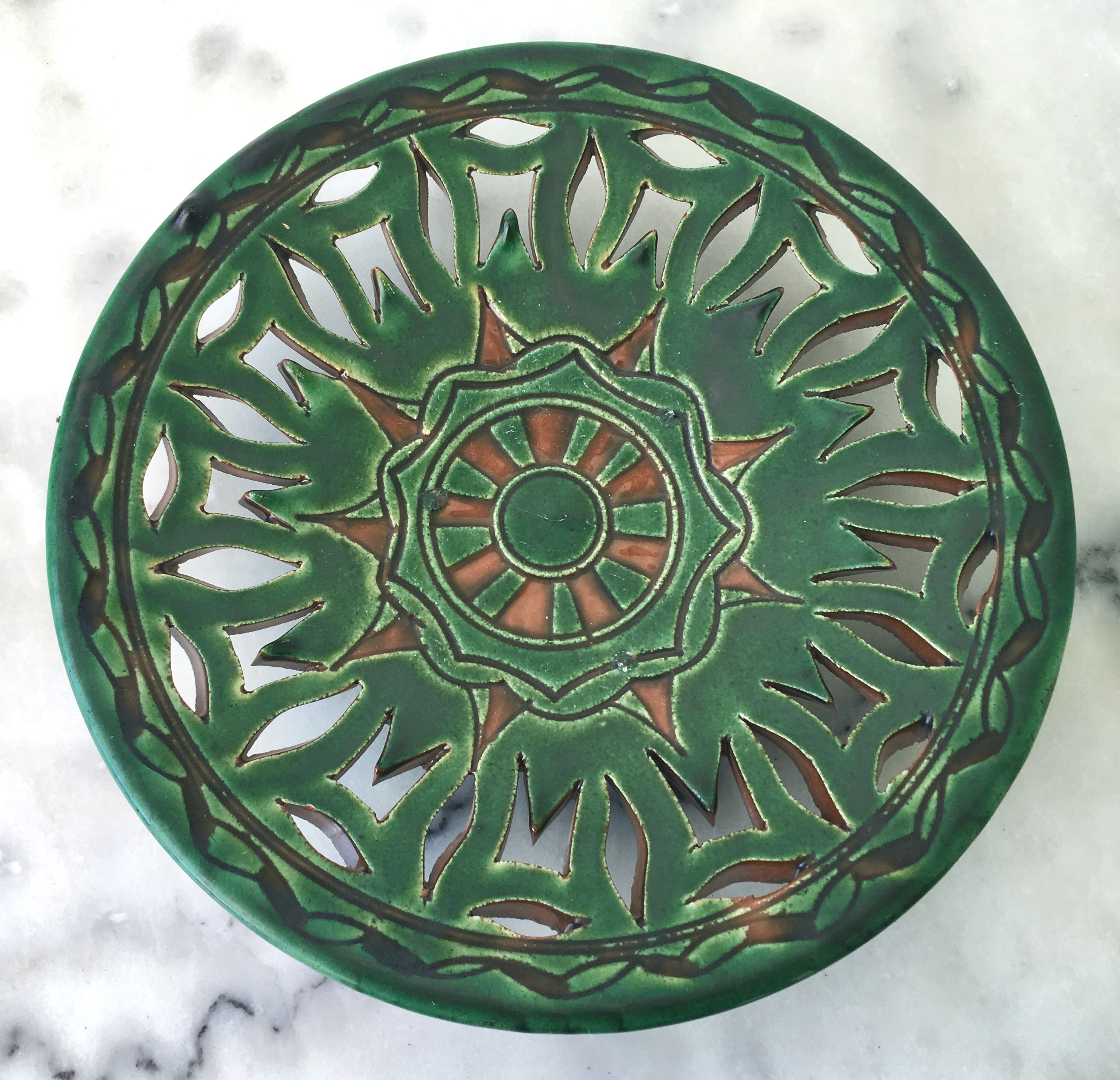 Plat à fruits ajouré Ubeda Andalousie