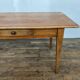 Old farmhouse table early XXth legs spindles solid wood